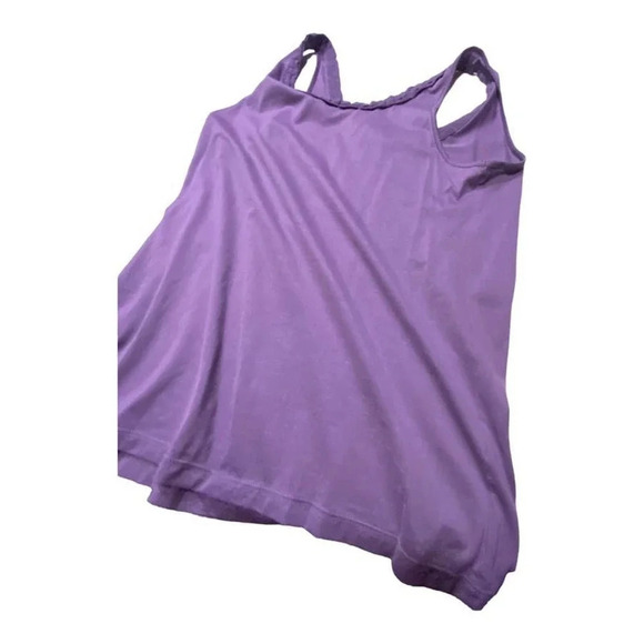 Banana Republic Womens Summer Casual Tank Top Sleeveless Plum Purple Size Large - Picture 2 of 4